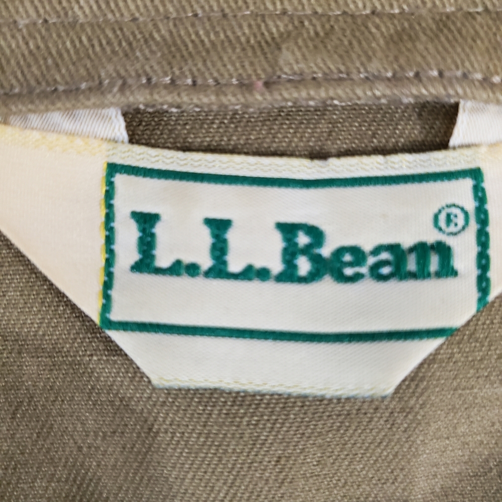 L.L. Bean Khaki Button-Up Vest - image 5